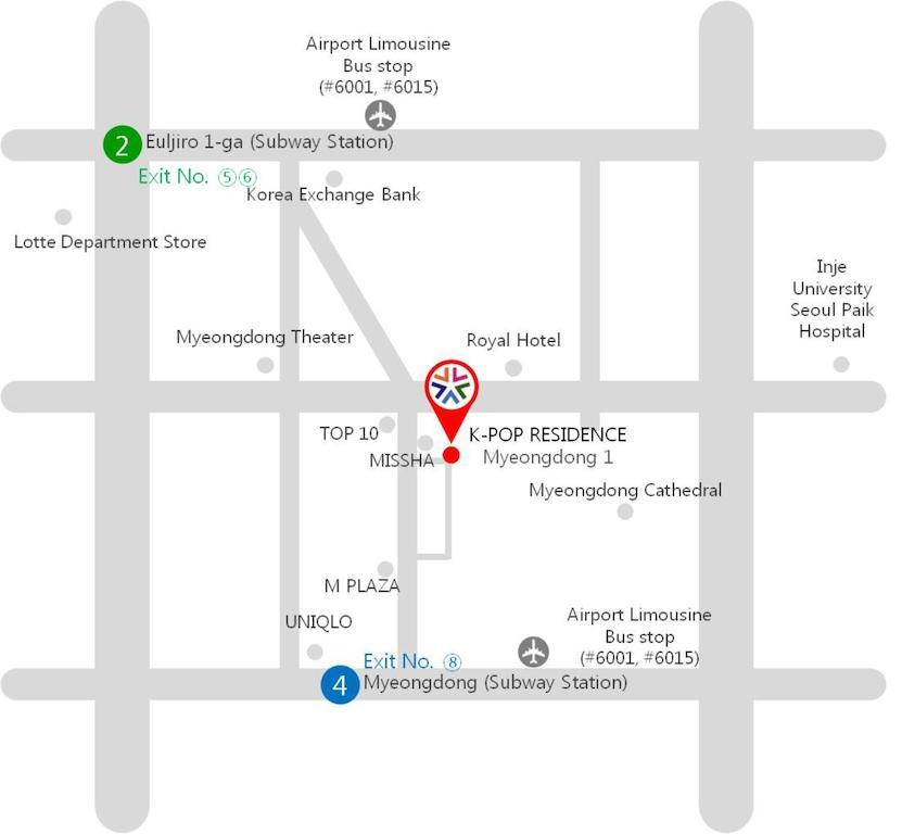 K-Pop Residence Myeongdong 1 Soul Exteriér fotografie